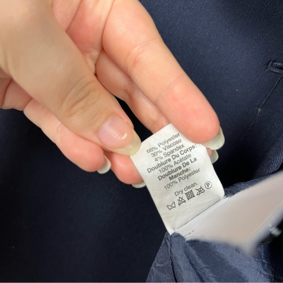 MADEWELL DUSKFALL ONE BUTTON BLAZER IN NAVY SIZE 4 - Picture 12 of 15